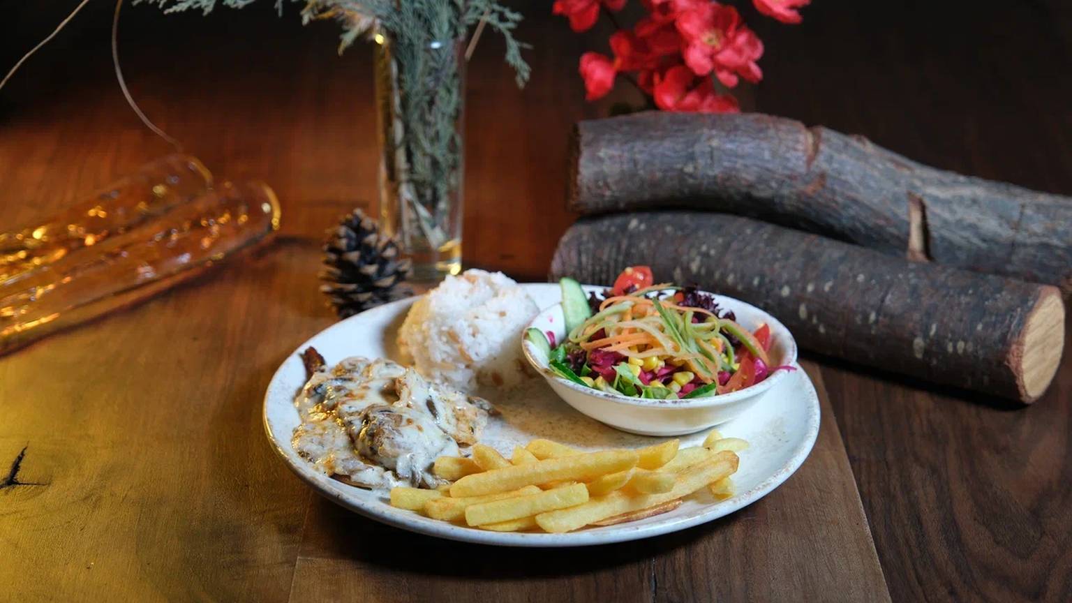 Kremalı Kaşarlı Mantarlı Tavuk