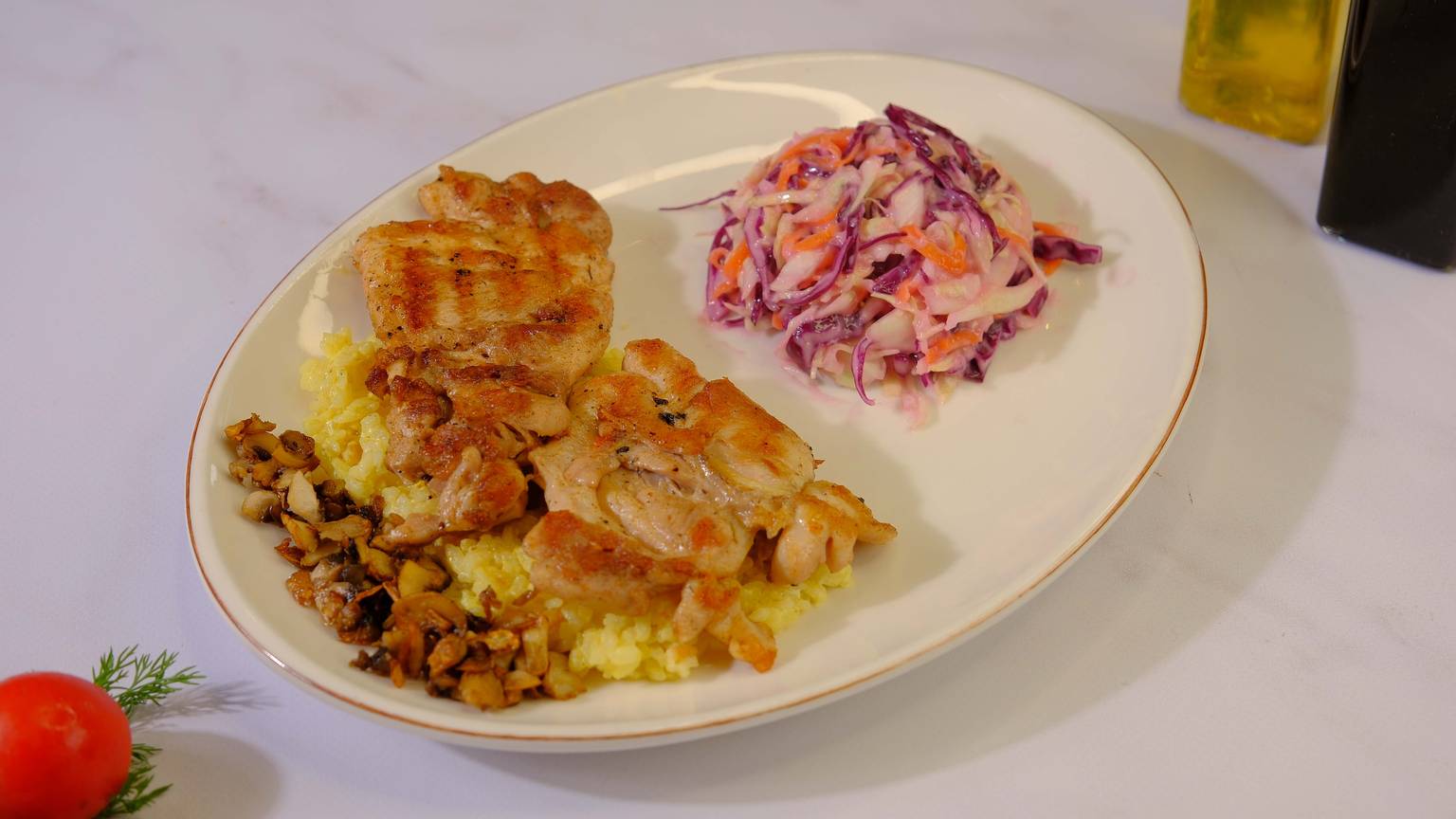 Tavuk Izgara (Köri Pilavlı)